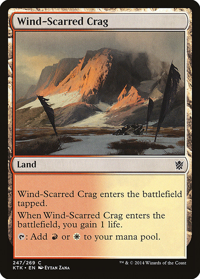 Wind-Scarred Crag [Khans of Tarkir] | North Valley Games