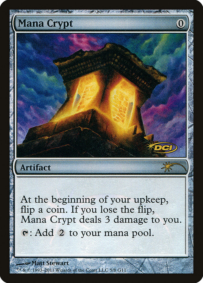 Mana Crypt [Judge Gift Cards 2011] | North Valley Games