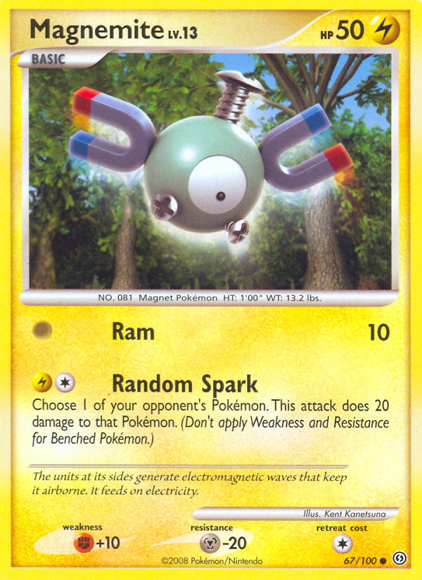 Magnemite (67/100) [Diamond & Pearl: Stormfront] | North Valley Games