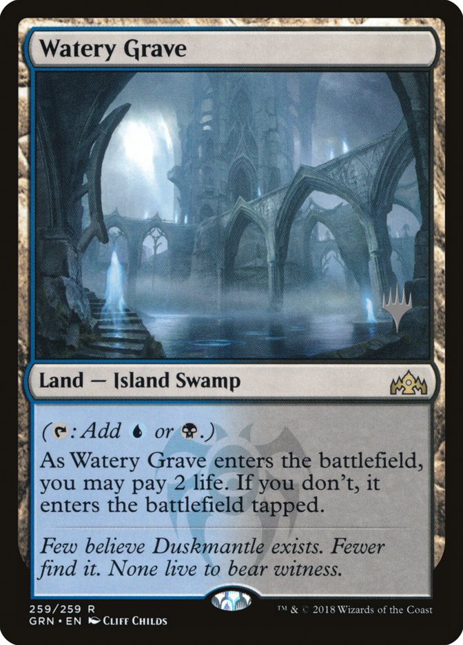 Watery Grave (Promo Pack) [Guilds of Ravnica Promos] | North Valley Games