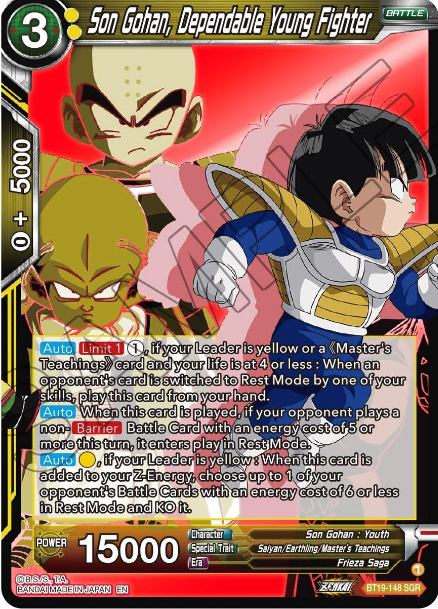 Son Gohan, Dependable Young Fighter (BT19-148) [Fighter's Ambition] | North Valley Games