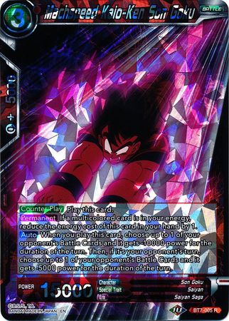 Machspeed Kaio-Ken Son Goku (BT7-005) [Assault of the Saiyans] | North Valley Games
