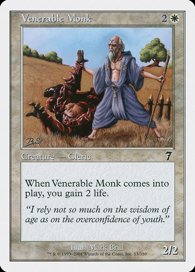 Venerable Monk [Seventh Edition] | North Valley Games