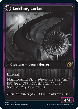 Curse of Leeches // Leeching Lurker [Innistrad: Double Feature] | North Valley Games