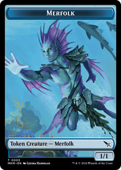 Thopter (0020) // Merfolk Double-Sided Token [Murders at Karlov Manor Tokens] | North Valley Games