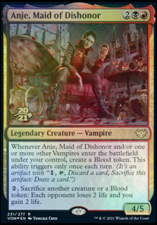 Anje, Maid of Dishonor [Innistrad: Crimson Vow Prerelease Promos] | North Valley Games