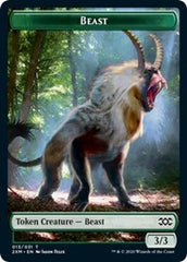 Beast // Treasure Double-Sided Token [Double Masters Tokens] | North Valley Games