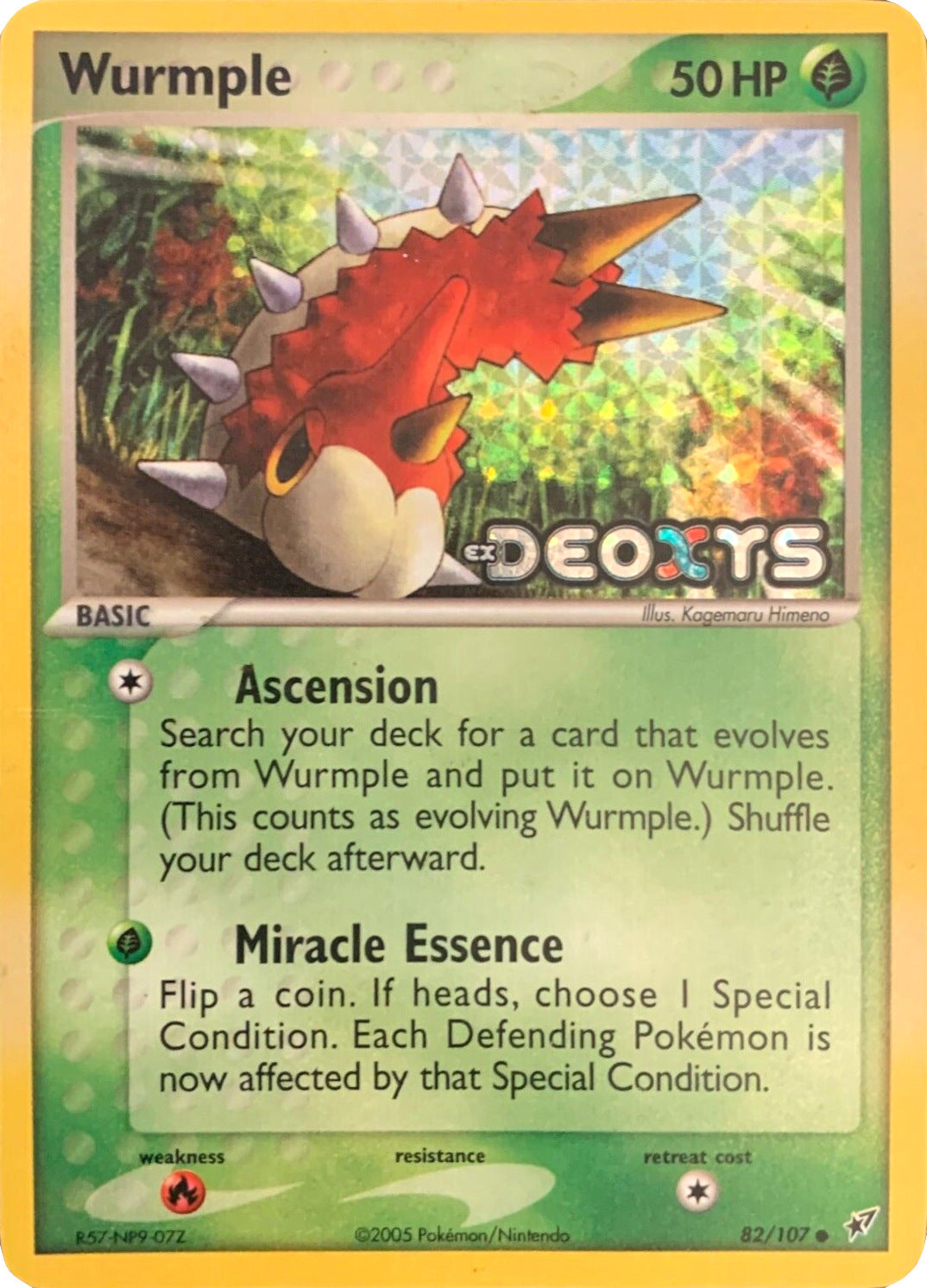Wurmple (82/107) (Stamped) [EX: Deoxys] | North Valley Games