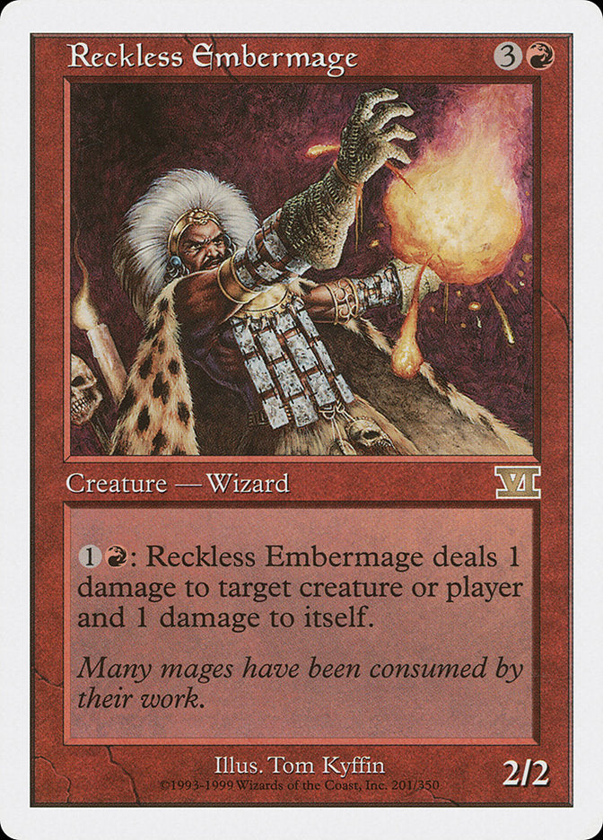 Reckless Embermage [Classic Sixth Edition] | North Valley Games