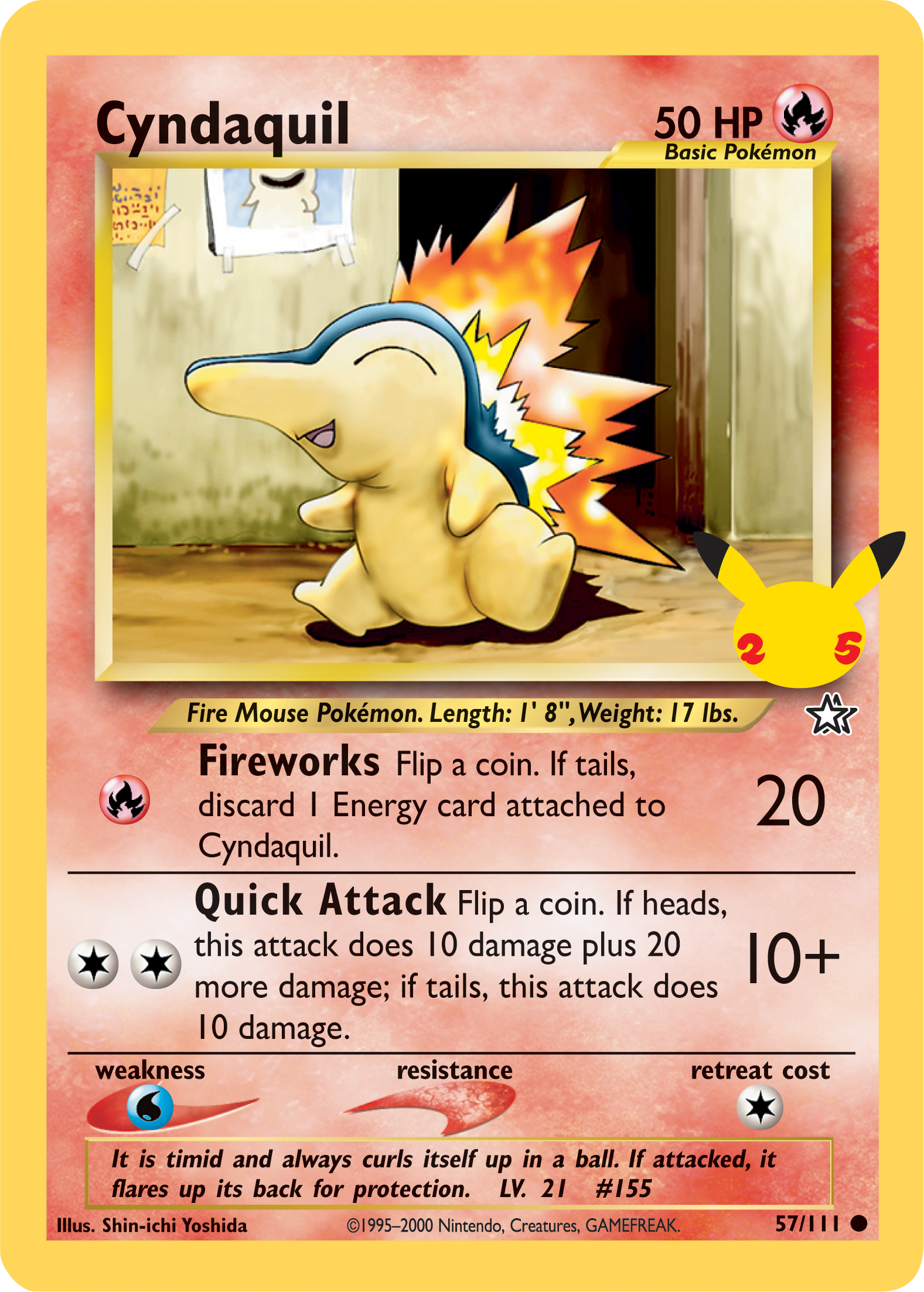 Cyndaquil (57/111) [First Partner Pack] | North Valley Games