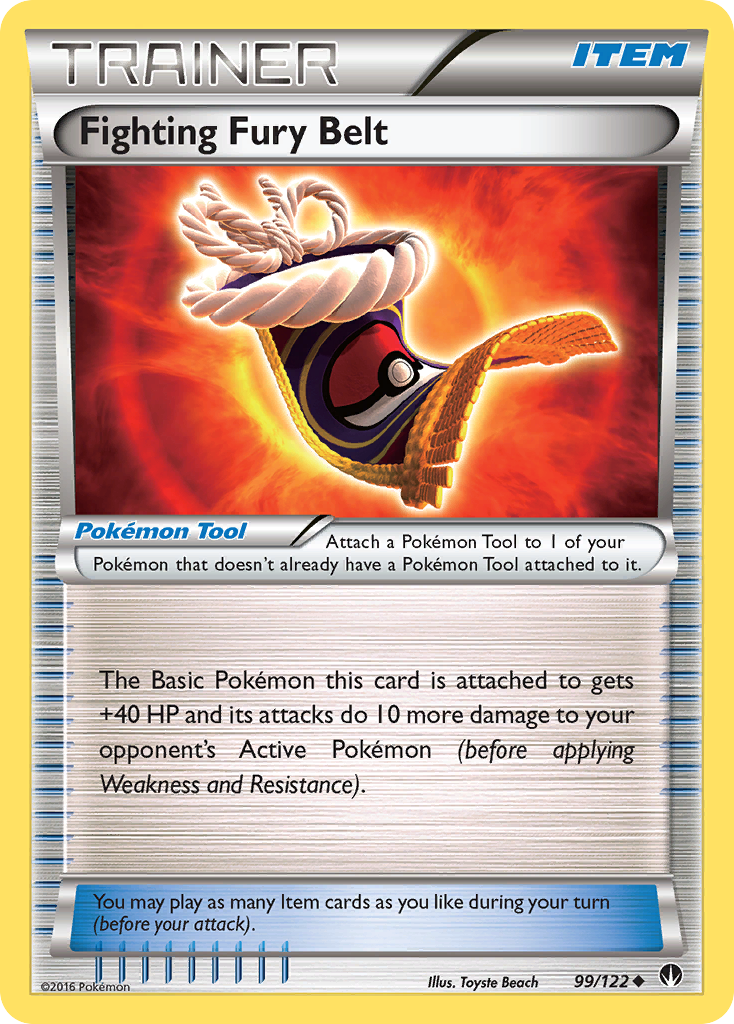 Fighting Fury Belt (99/122) [XY: BREAKpoint] | North Valley Games
