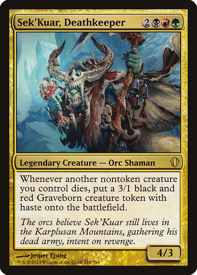Sek'Kuar, Deathkeeper [Commander 2013] | North Valley Games