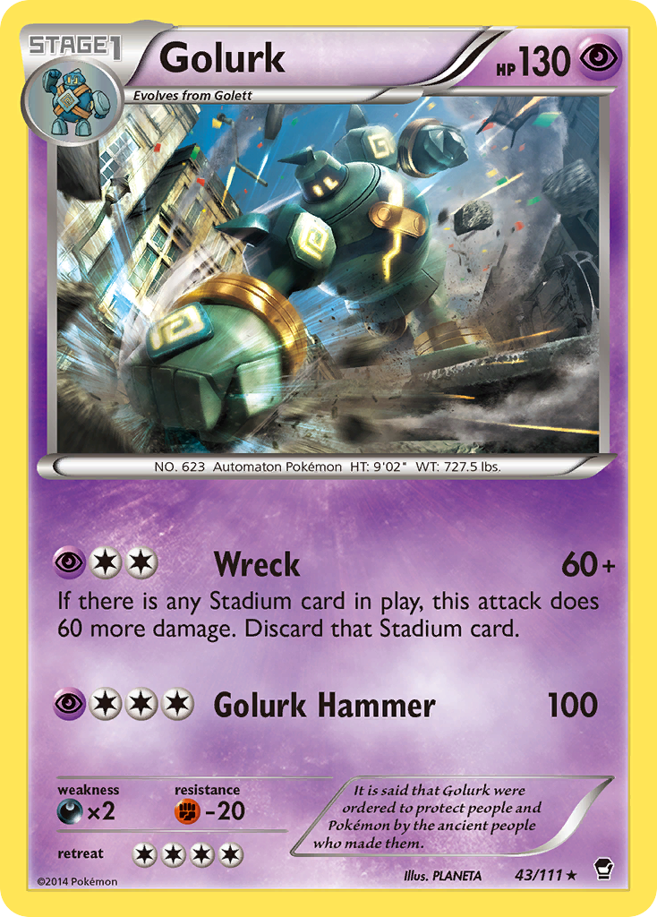 Golurk (43/111) [XY: Furious Fists] | North Valley Games