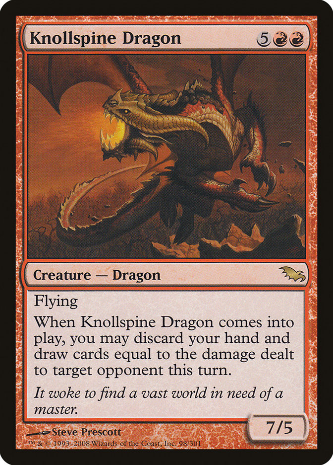 Knollspine Dragon [Shadowmoor] | North Valley Games