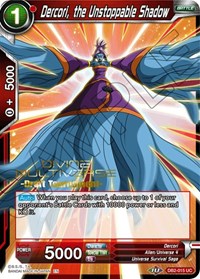 Dercori, the Unstoppable Shadow (Divine Multiverse Draft Tournament) (DB2-015) [Tournament Promotion Cards] | North Valley Games