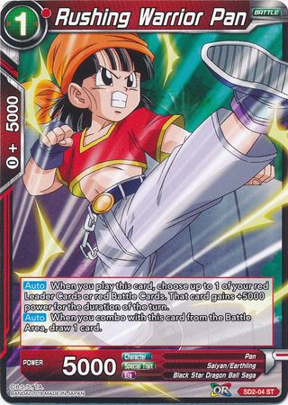 Rushing Warrior Pan (Starter Deck - The Extreme Evolution) (SD2-04) [Cross Worlds] | North Valley Games