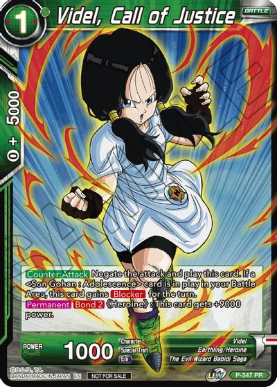 Videl, Call of Justice (P-347) [Tournament Promotion Cards] | North Valley Games
