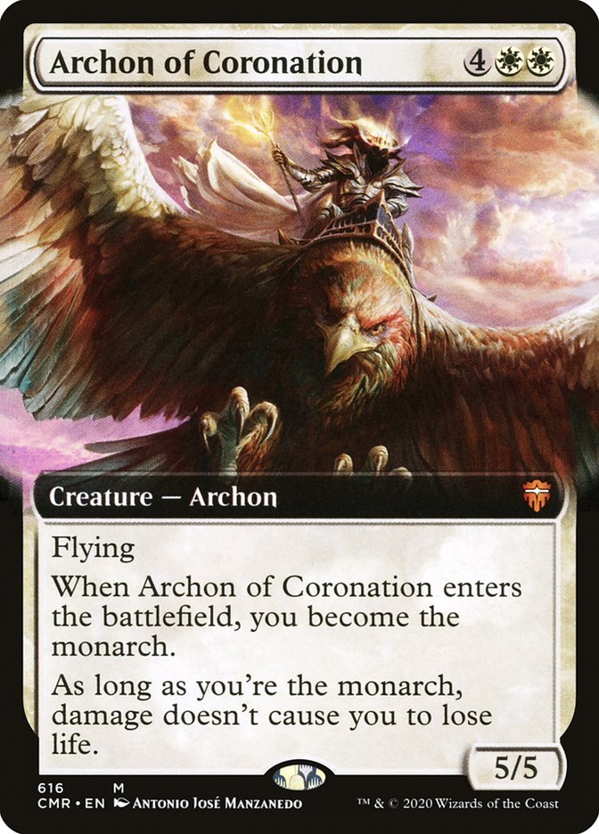Archon of Coronation (Extended Art) [Commander Legends] | North Valley Games