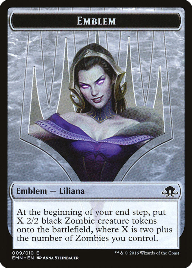 Liliana, the Last Hope Emblem [Eldritch Moon Tokens] | North Valley Games