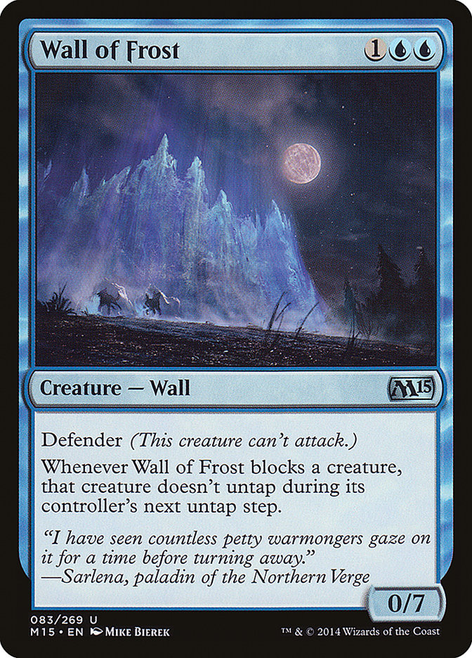 Wall of Frost [Magic 2015] | North Valley Games