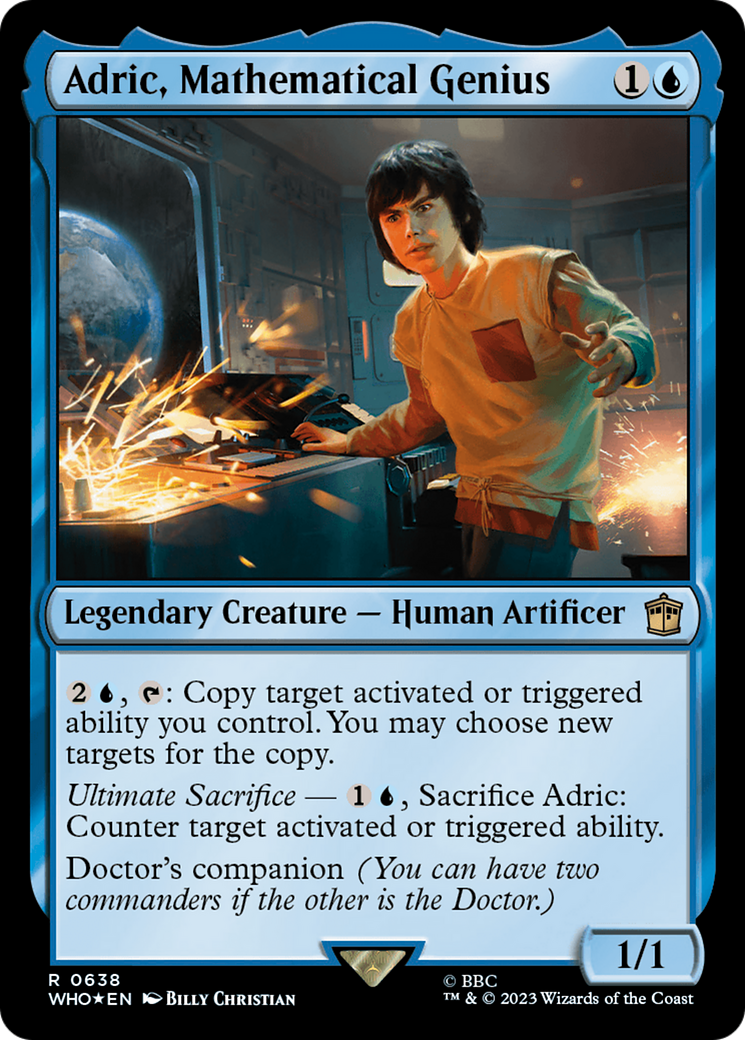 Adric, Mathematical Genius (Surge Foil) [Doctor Who] | North Valley Games