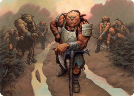 Hobgoblin Bandit Lord Art Card [Dungeons & Dragons: Adventures in the Forgotten Realms Art Series] | North Valley Games
