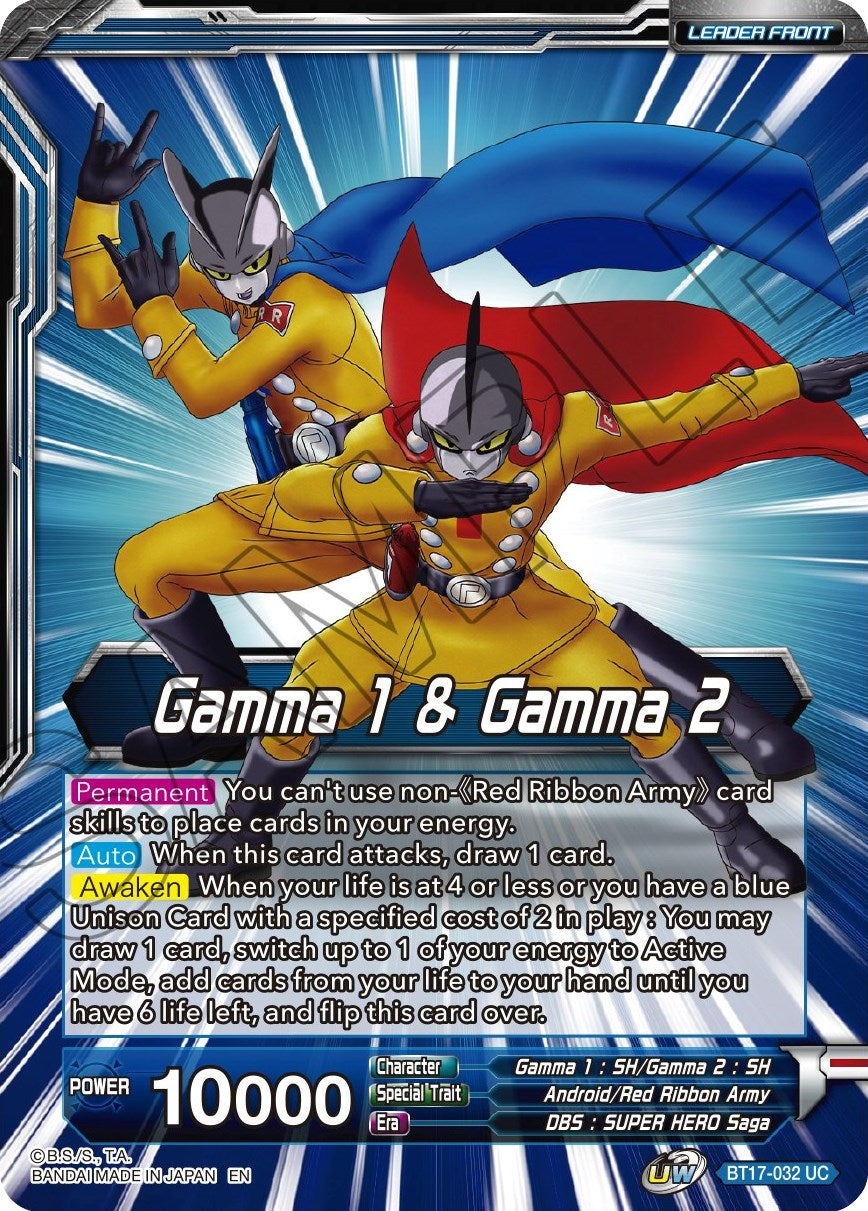 Gamma 1 & Gamma 2 // Gamma 1 & Gamma 2, Newfound Foes (BT17-032) [Ultimate Squad Prerelease Promos] | North Valley Games