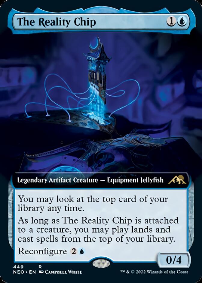 The Reality Chip (Extended Art) [Kamigawa: Neon Dynasty] | North Valley Games