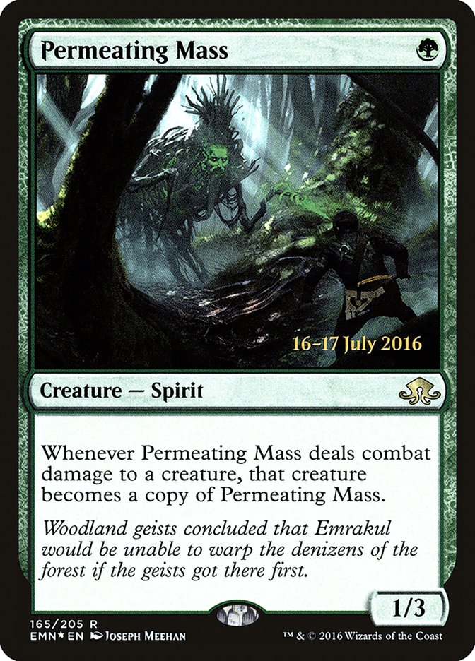 Permeating Mass [Eldritch Moon Prerelease Promos] | North Valley Games