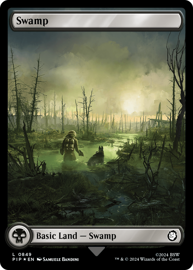 Swamp (0849) (Surge Foil) [Fallout] | North Valley Games