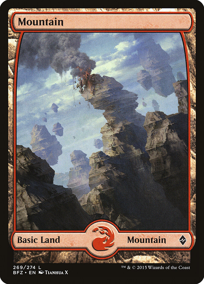 Mountain (269) (Full Art) [Battle for Zendikar] | North Valley Games