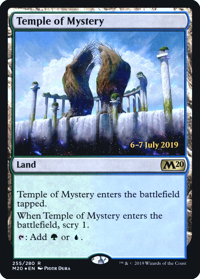Temple of Mystery [Core Set 2020 Prerelease Promos] | North Valley Games