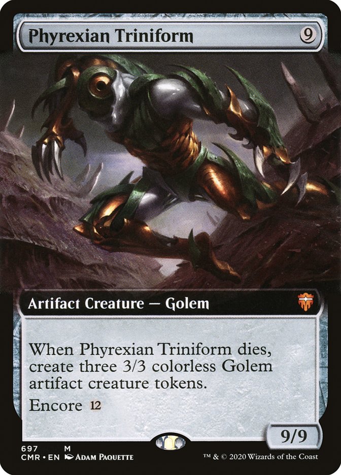 Phyrexian Triniform (Extended Art) [Commander Legends] | North Valley Games