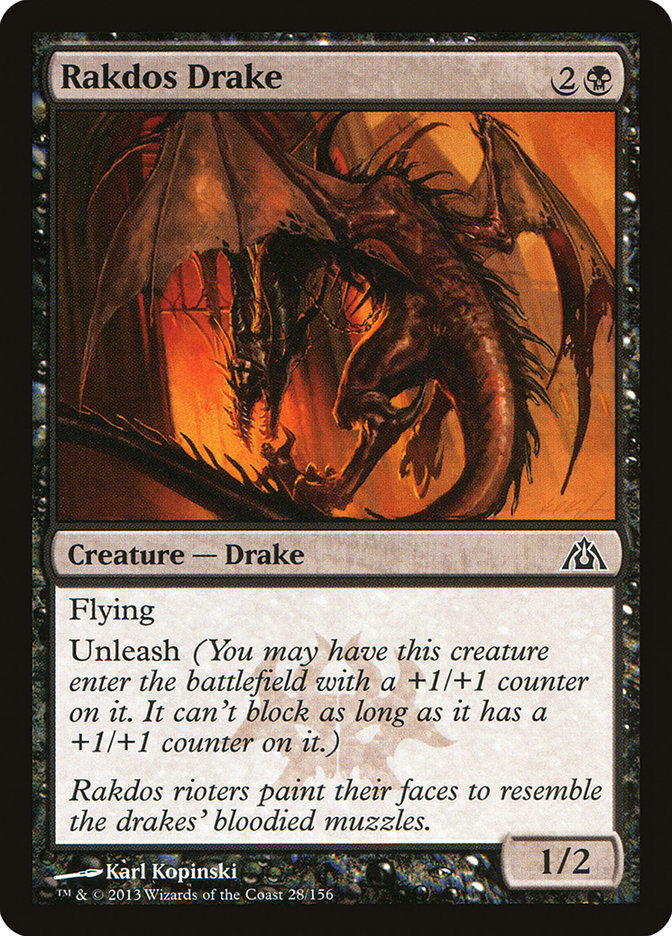 Rakdos Drake [Dragon's Maze] | North Valley Games