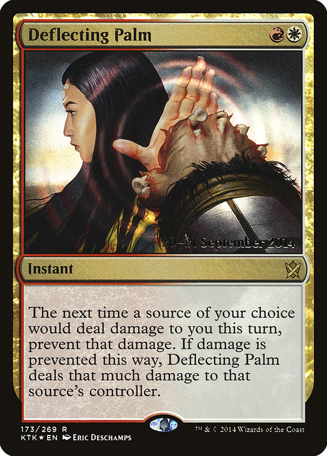 Deflecting Palm [Khans of Tarkir Prerelease Promos] | North Valley Games
