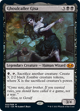 Ghoulcaller Gisa [Commander Collection: Black] | North Valley Games