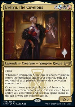Evelyn, the Covetous (Promo Pack) [Streets of New Capenna Promos] | North Valley Games