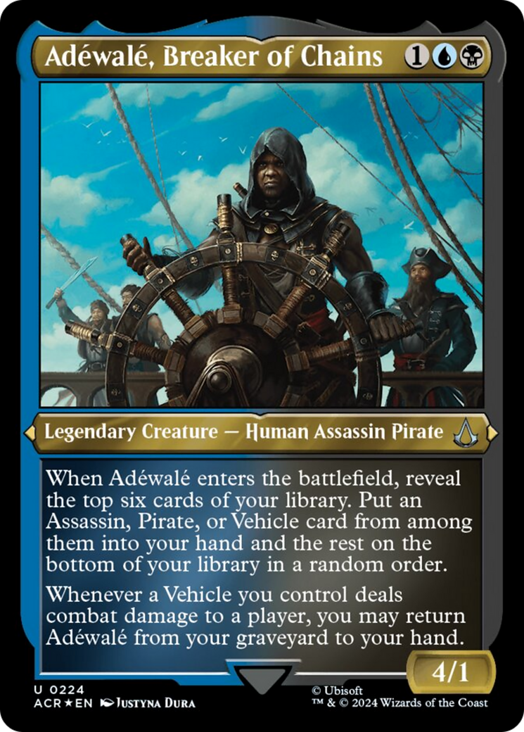 Adewale, Breaker of Chains (Foil Etched) [Assassin's Creed] | North Valley Games