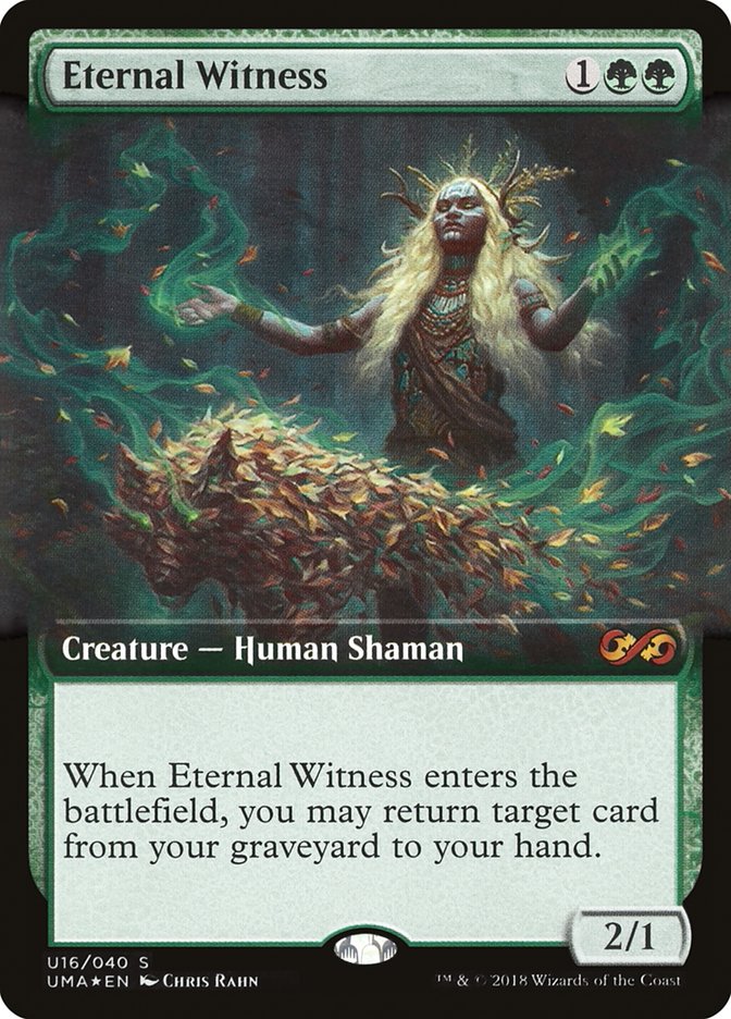 Eternal Witness (Topper) [Ultimate Masters Box Topper] | North Valley Games