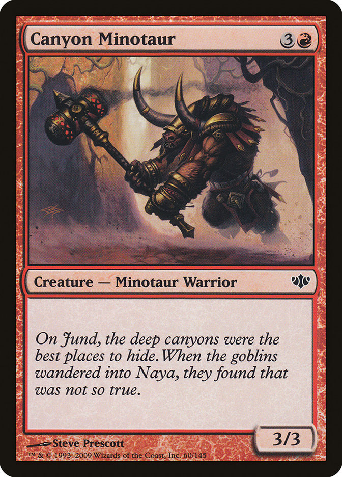 Canyon Minotaur [Conflux] | North Valley Games