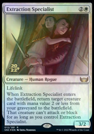 Extraction Specialist [Streets of New Capenna Prerelease Promos] | North Valley Games