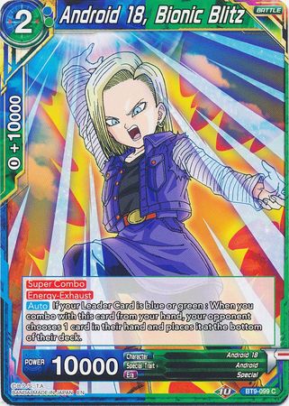 Android 18, Bionic Blitz (BT9-099) [Universal Onslaught] | North Valley Games