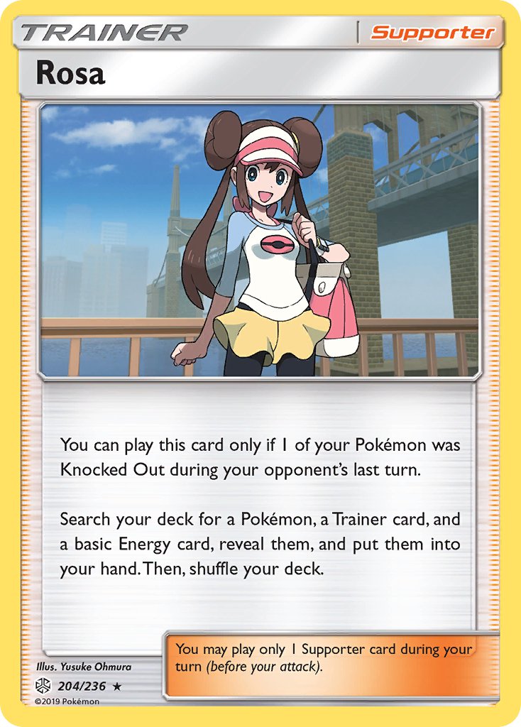 Rosa (204/236) (Theme Deck Exclusive) [Sun & Moon: Cosmic Eclipse] | North Valley Games