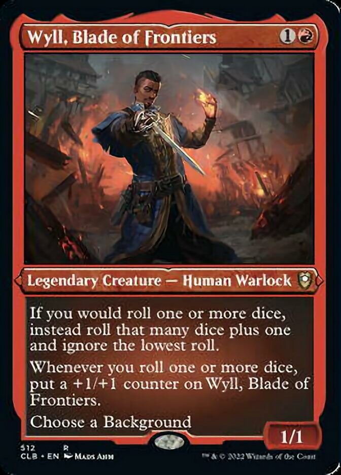 Wyll, Blade of Frontiers (Foil Etched) [Commander Legends: Battle for Baldur's Gate] | North Valley Games
