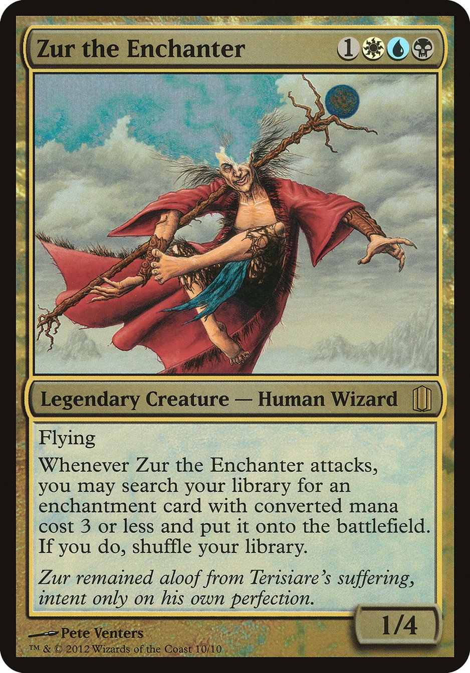 Zur the Enchanter (Oversized) [Commander's Arsenal Oversized] | North Valley Games