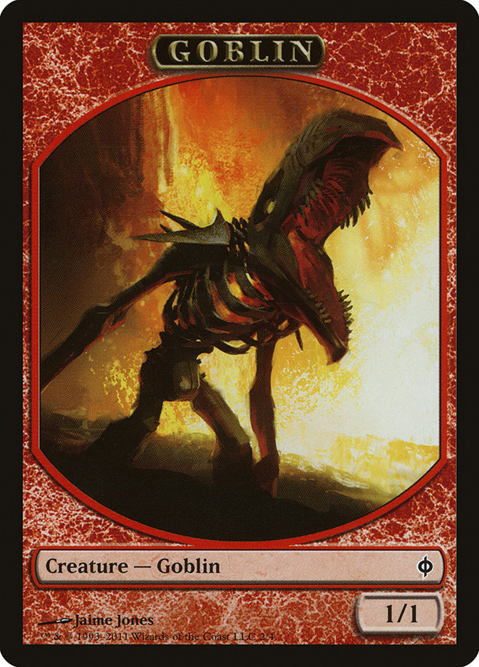 Goblin Token [New Phyrexia Tokens] | North Valley Games