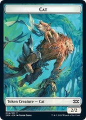 Cat // Copy Double-Sided Token [Double Masters Tokens] | North Valley Games