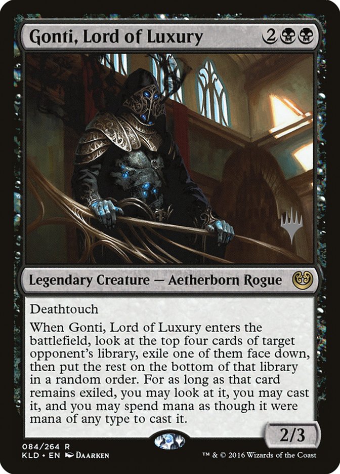 Gonti, Lord of Luxury (Promo Pack) [Kaladesh Promos] | North Valley Games