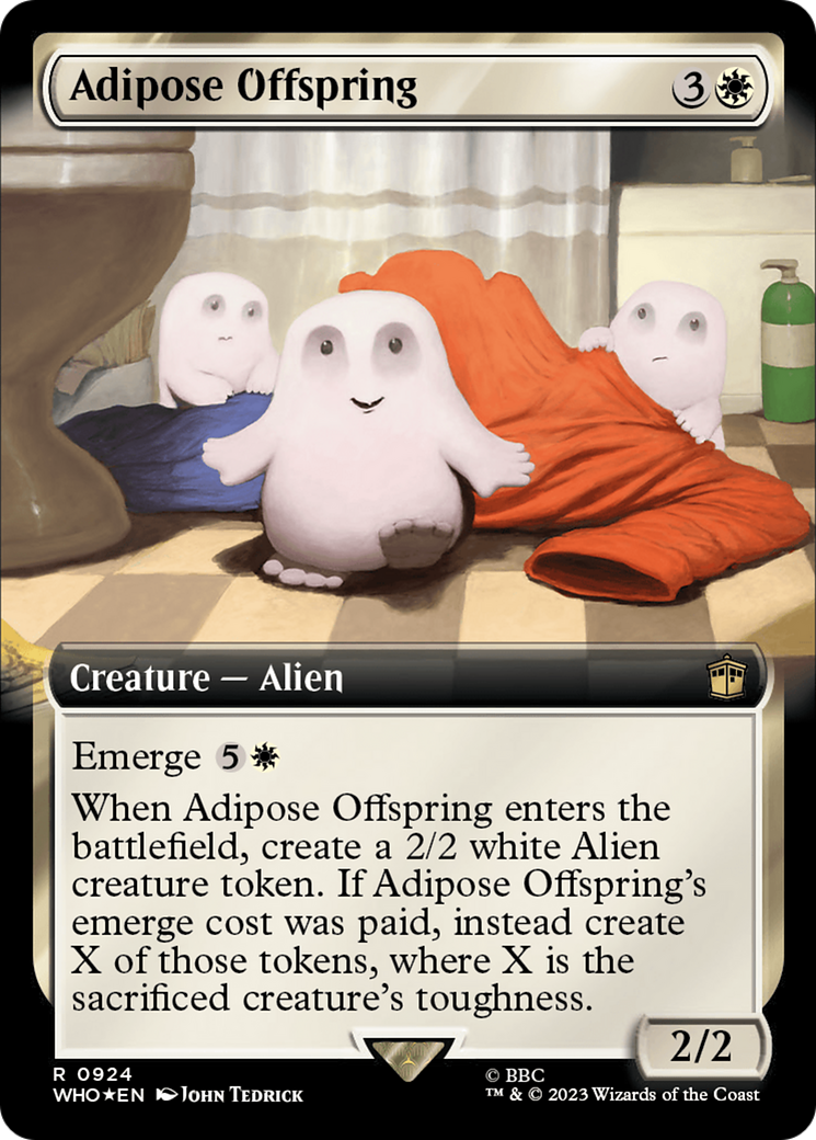 Adipose Offspring (Extended Art) (Surge Foil) [Doctor Who] | North Valley Games