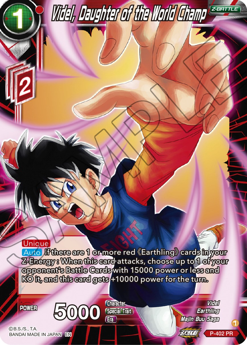 Videl, Daughter of the World Champ (P-402) [Promotion Cards] | North Valley Games